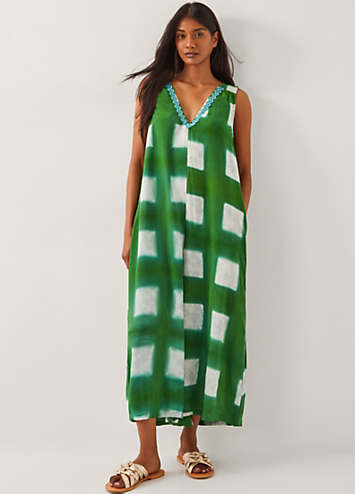 Monsoon Halia Check Jumpsuit | Freemans