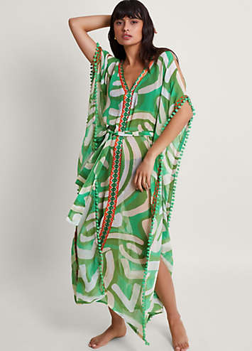 Monsoon Posy Print Maxi Kaftan | Freemans