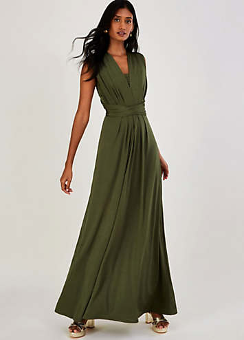 Monsoon Thea Twist Me Tie Me Maxi Dress Freemans