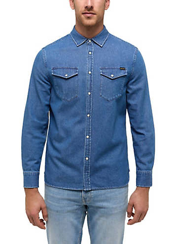 Mustang-Long-Sleeve-Denim-