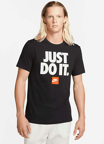 Nike Just Do It Print T Shirt Freemans