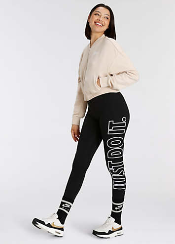 Nike Just Do It Print classic High Waist Leggings Freemans