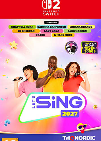 Nintendo Switch 2 Let’s Sing 2027 (12+) | Freemans