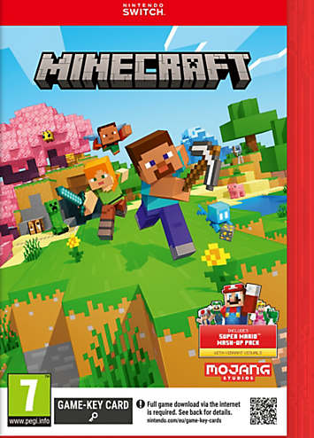 Nintendo Switch 2 Minecraft - Game Key Card (7+) | Freemans