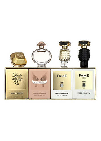 Paco Rabanne 4 Piece Mini Eau De Parfum Gift Set | Freemans