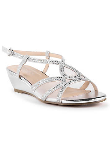 Closed toe wedge clearance sandals low heel