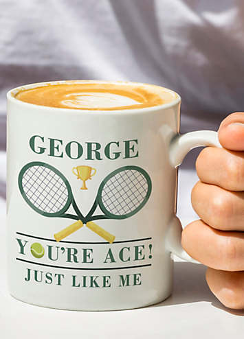 Personalised Momento Personalised Youre Ace Tennis Mug Freemans