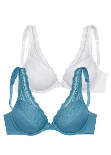 Petite Fleur Pack of 2 Plunge Bras