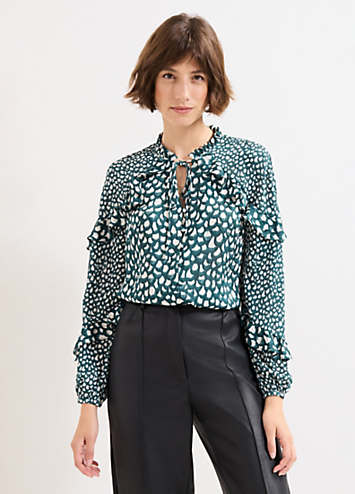 Phase Eight Manon Frill Blouse | Freemans