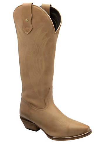 Ravel Dolly Camel Ladies Leather Cowboy Boots Freemans