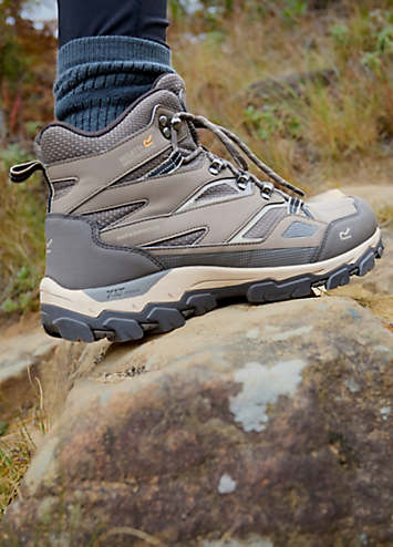 Regatta - Chaussures Montantes De Randonnée HOLCOMBE - Bleu Anthracite Apo47 3 Frb1