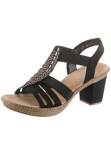 rieker heeled sandals