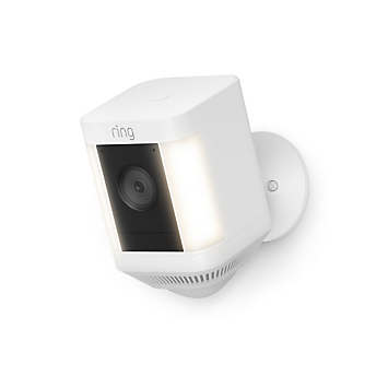 Ring Spotlight Cam Plus, Battery - White | Freemans