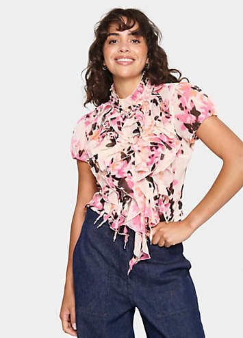 トップス MARGE Ruffle short sleeve shirt MARGE 