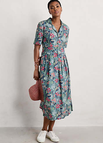 Seasalt Cornwall Blue Charlotte Dress | Freemans