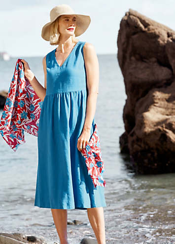 Seasalt Cornwall Blue Lowland Heather Dress | Freemans