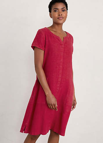 Seasalt Cornwall Okanum Relaxed Fit Linen Dress | Freemans