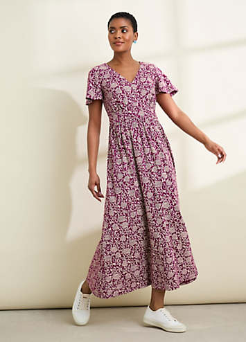 Seasalt Cornwall Purple Chateaux Maxi Dress | Freemans