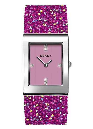 Seksy rocks watch clearance silver