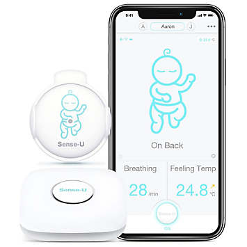 Sense-U Baby Breathing Monitor 3: Monitors Infant Movement