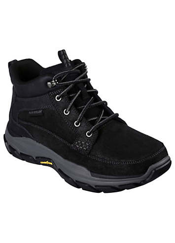 Skechers mens hotsell leather boots