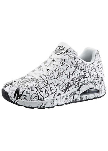 Skechers レディース Uno-Process Sketch Amazon.com | Skechers Women's UNO-Process Sketch Sneaker