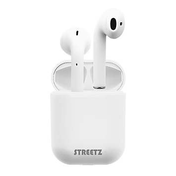 Wireless Stereo Semi-In-Ear Earbuds With A 300Mah - White | Freemans