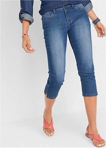 stretch capris jeans