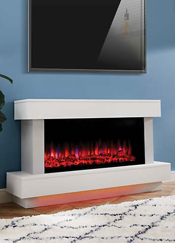 Suncrest Bourne Electric Fireplace Suite | Freemans
