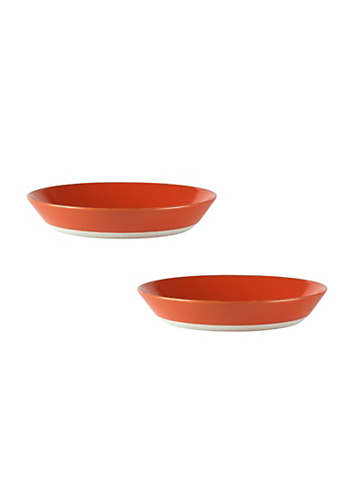 Sur La Table Colour Me Happy Set of 2 Orange Pasta Bowls | Freemans