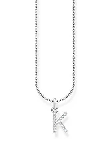 Thomas Sabo Sterling Silver Rose Gold Plated Letter Z