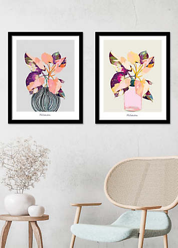 The Art Group Set of 2 Framed Vase Prints by Summer Thornton | Freemans