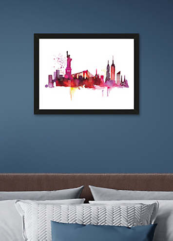 The Art Group Summer Thornton New York Skyline Framed Print | Freemans