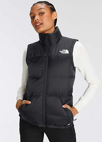 Black north shop face gilet womens