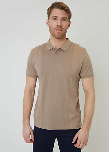 Threadbare Honeycomb Textured Panel Polo Shirt | Freemans