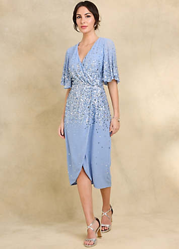 hijab formal dresses Cape A-Line Dress There may be a THIGH HIGH SLIT Dressing Room Masturbation Caught Size:Child-4