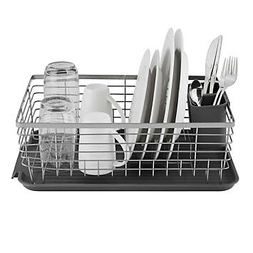 Tower Compact Dish Rack Grey Freemans