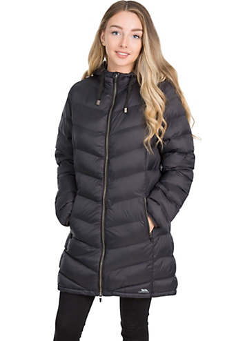 Trespass rianna long padded jacket sale