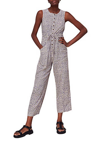 Whistles Dashed Leopard Jess Jumpsuit