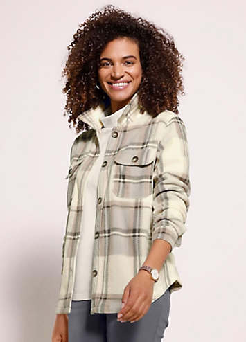 Witt Checked Fleece Jacket Freemans