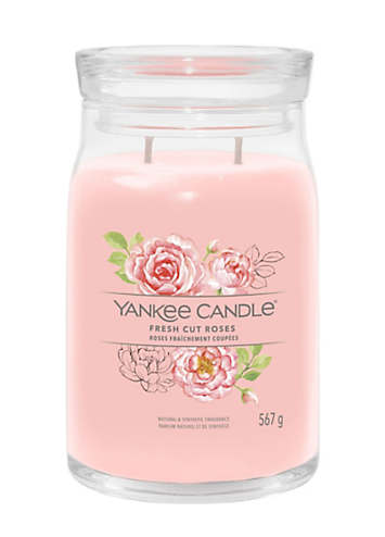 Yankee Candle® Signature Large Jar Fresh Cut Roses Scented Candle | Freemans