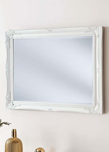 ERLANGEN Mirror, White/Natural