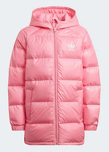 Adidas girl cheap jacket pink