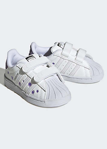 Adidas superstar velcro outlet bebe