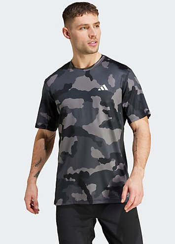 adidas Performance Camo Print T Shirt Freemans