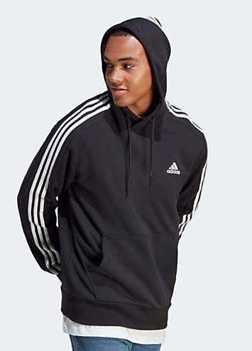 Adidas striped hoodie hotsell