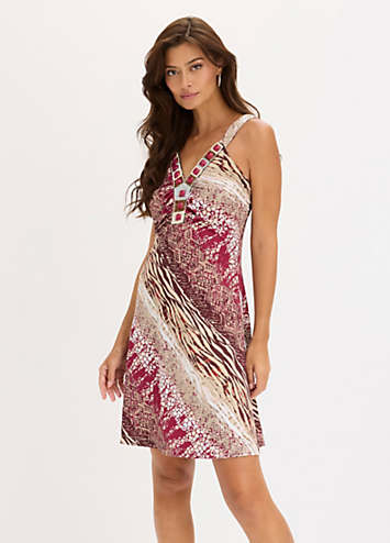 beaded top dress A-line V-neck Beaded Top Ivory Satin Long Prom Dresses APD3172 main image 0