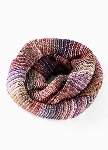 bonprix Colourful Stripy Knitted Scarf | Freemans