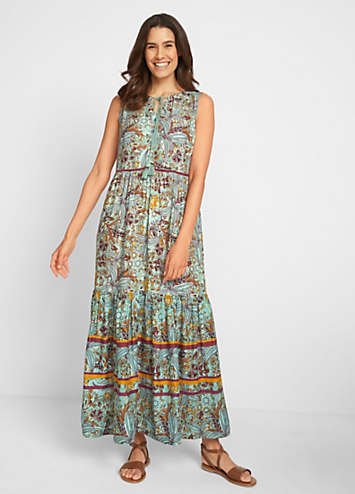 bonprix Floral Print Maxi Dress