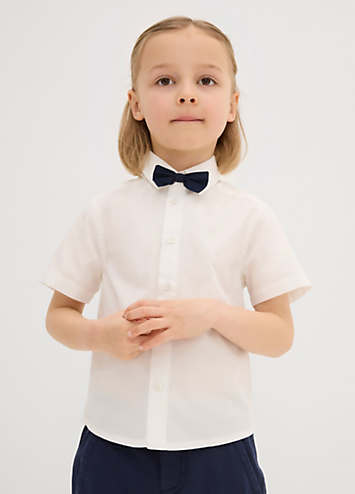bonprix Kids Short Sleeve Shirt & Bow Tie Set | Freemans